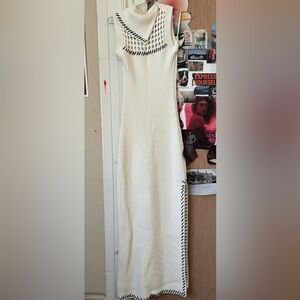 STAUD heavy knit maxi dress